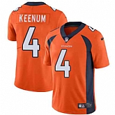 Nike Men & Women & Youth Broncos 4 Case Keenum Orange NFL Vapor Untouchable Limited Jersey (1),baseball caps,new era cap wholesale,wholesale hats